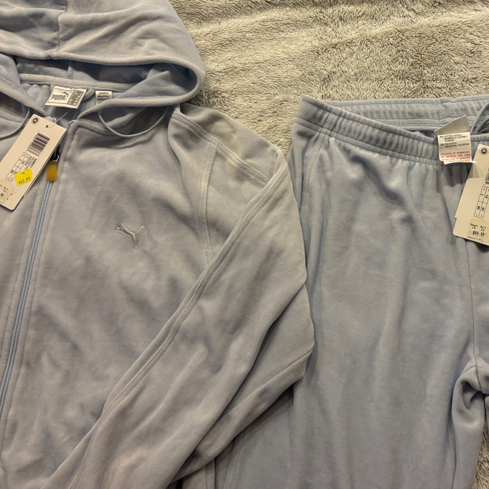 Puma Soft Blue Tracksuit